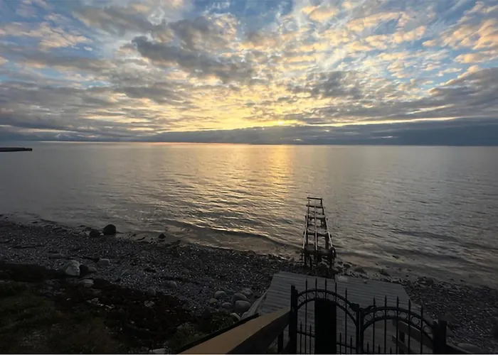 Front In Samso With House Sea View